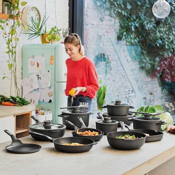 Фото - Сковорода ВОК Berghoff 3950596 LEO STONE+ 28 см