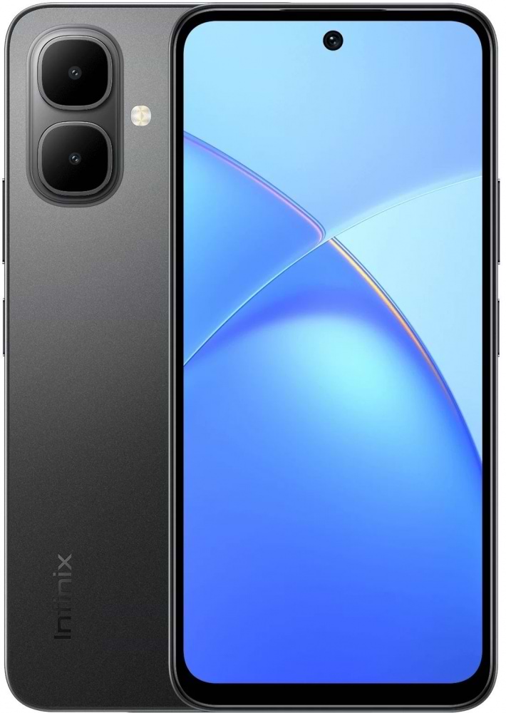 Смартфон Infinix Smart 10 X6725 4/128GB Sleek Black - Фото 1