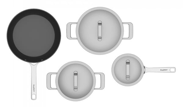 Фото - Набір посуду Berghoff 1315154 Meta 7 пр.