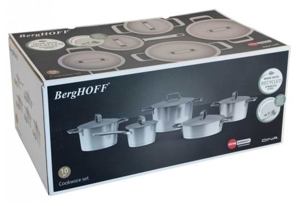 Фото - Набор посуды Berghoff 1315155 Meta 10 пр.