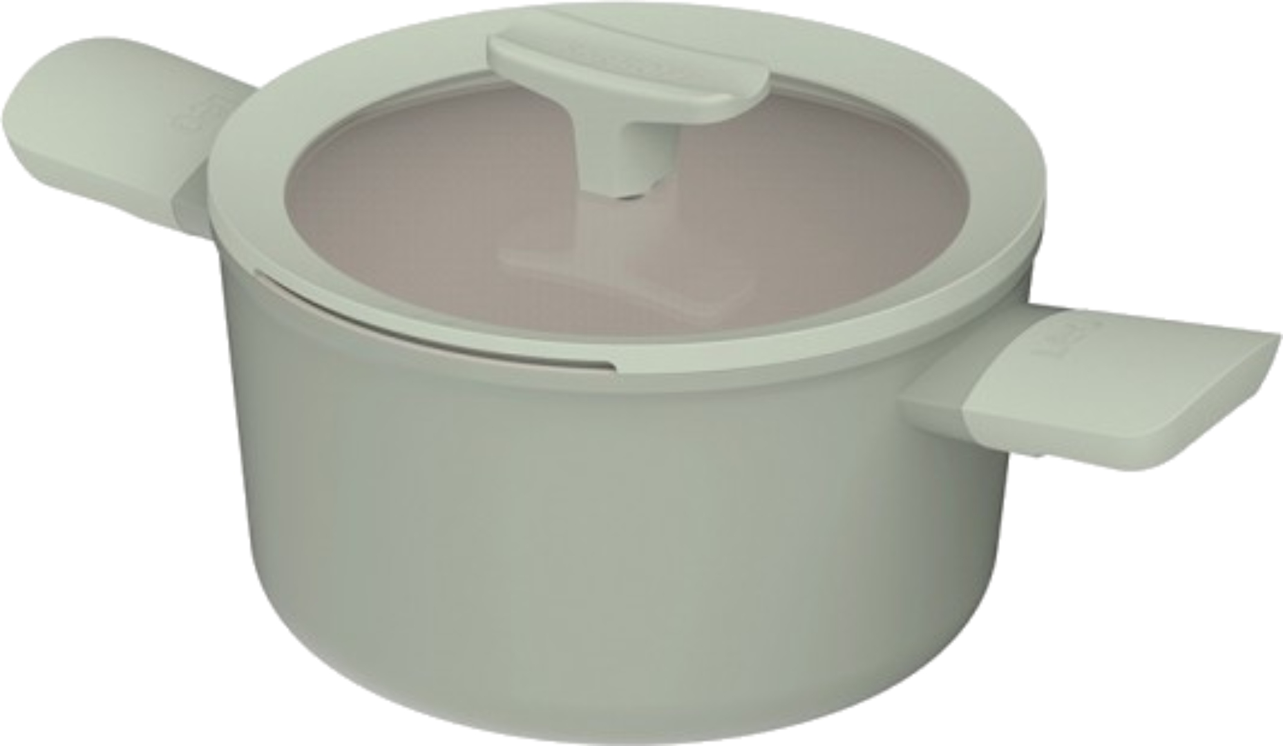 Кастрюля Berghoff 3950451 LEO BALANCE Sage 3.1 л - Фото 1