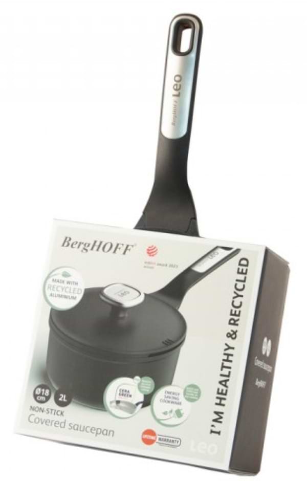 Фото - Ківш зі знімною ручкою Berghoff 3950574 LEO Phantom 18 см 2 л