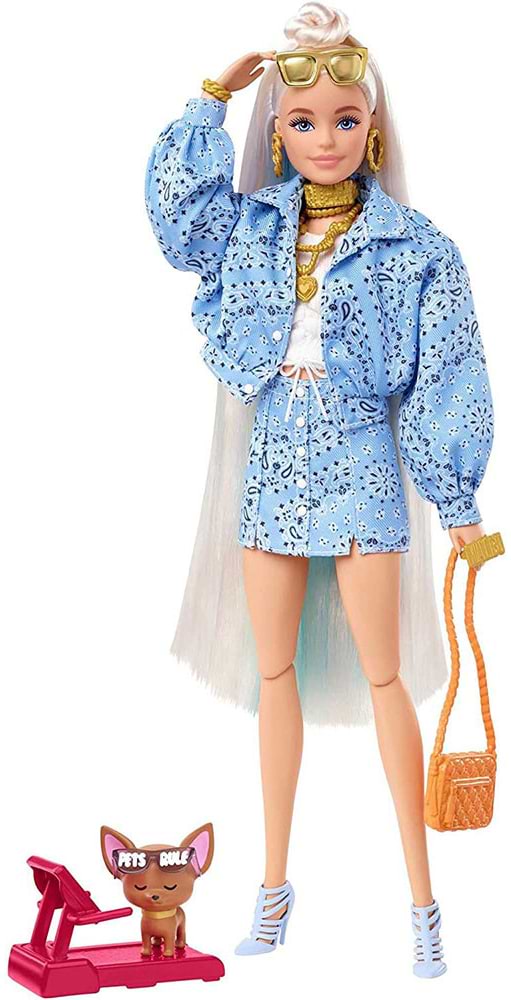 Фото - Кукла Barbie Экстра блондинка с пучком на распущенных волосах (HHN08)
