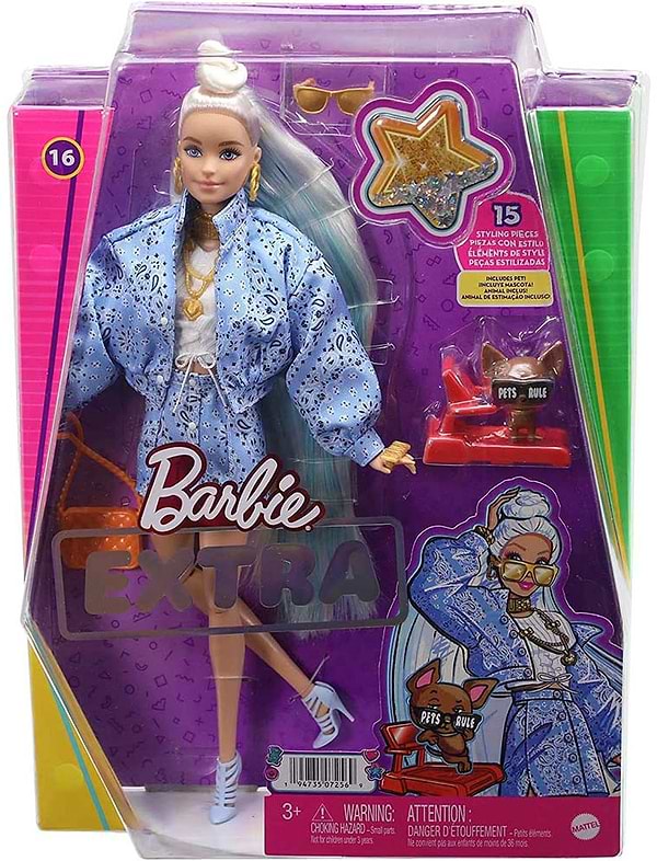 Фото - Кукла Barbie Экстра блондинка с пучком на распущенных волосах (HHN08)