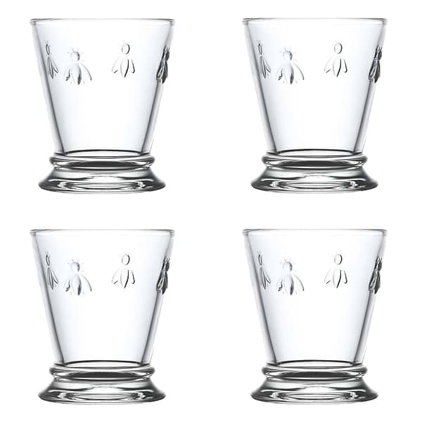 Фото - Набір склянок La Rochere 612101S4 ABEILLE 260 мл 4 шт.