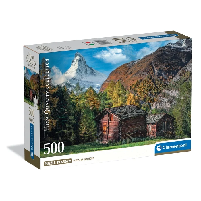 Пазли (8 +) Clementoni Колекція високої якості - Гірські краєвиди 500 ел. (35597)
