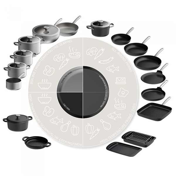 Фото - Ківш Berghoff 3950490 LEO GRAPHITE 1.6 л