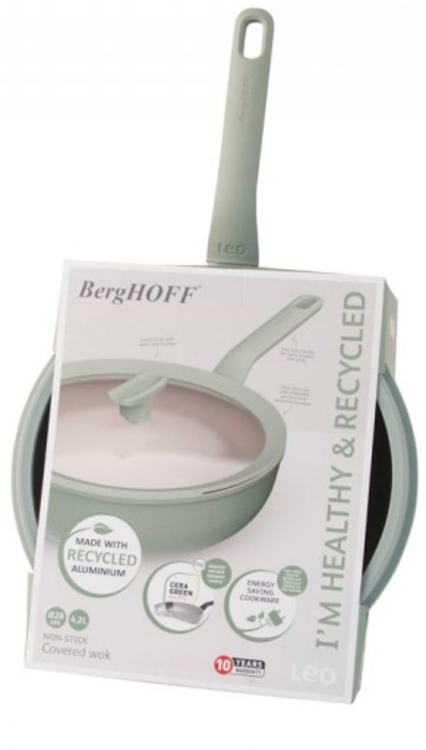 Фото - Сковорода ВОК Berghoff 3950455 LEO BALANCE Sage 28 см
