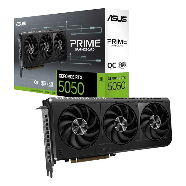 Фото - Видеокарта Asus NVIDIA PRIME-RTX5050-O8G