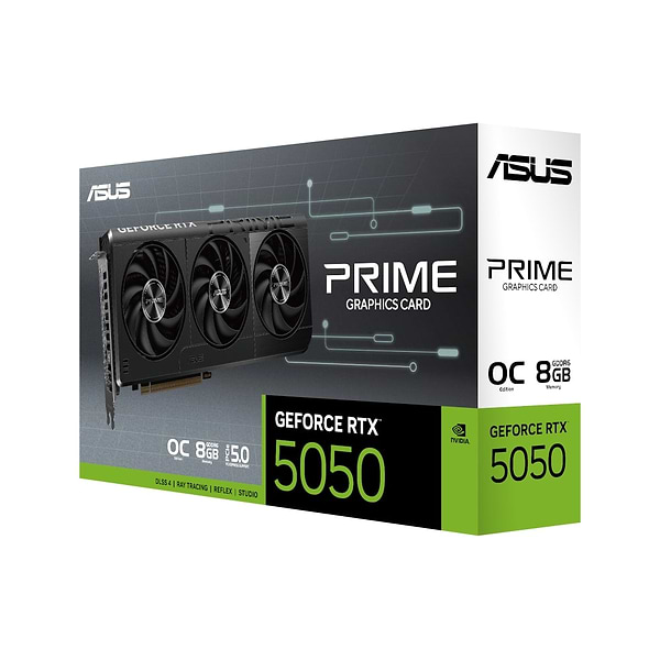 Фото - Видеокарта Asus NVIDIA PRIME-RTX5050-O8G