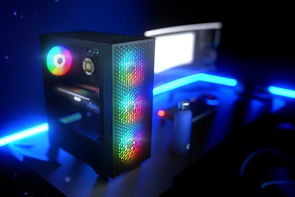 Фото - Корпус Logic Concept DART PRO ARGB MIDI BLACK MESH fans 4x120mm без БП (AT-DART-PRO-ARGB-10)