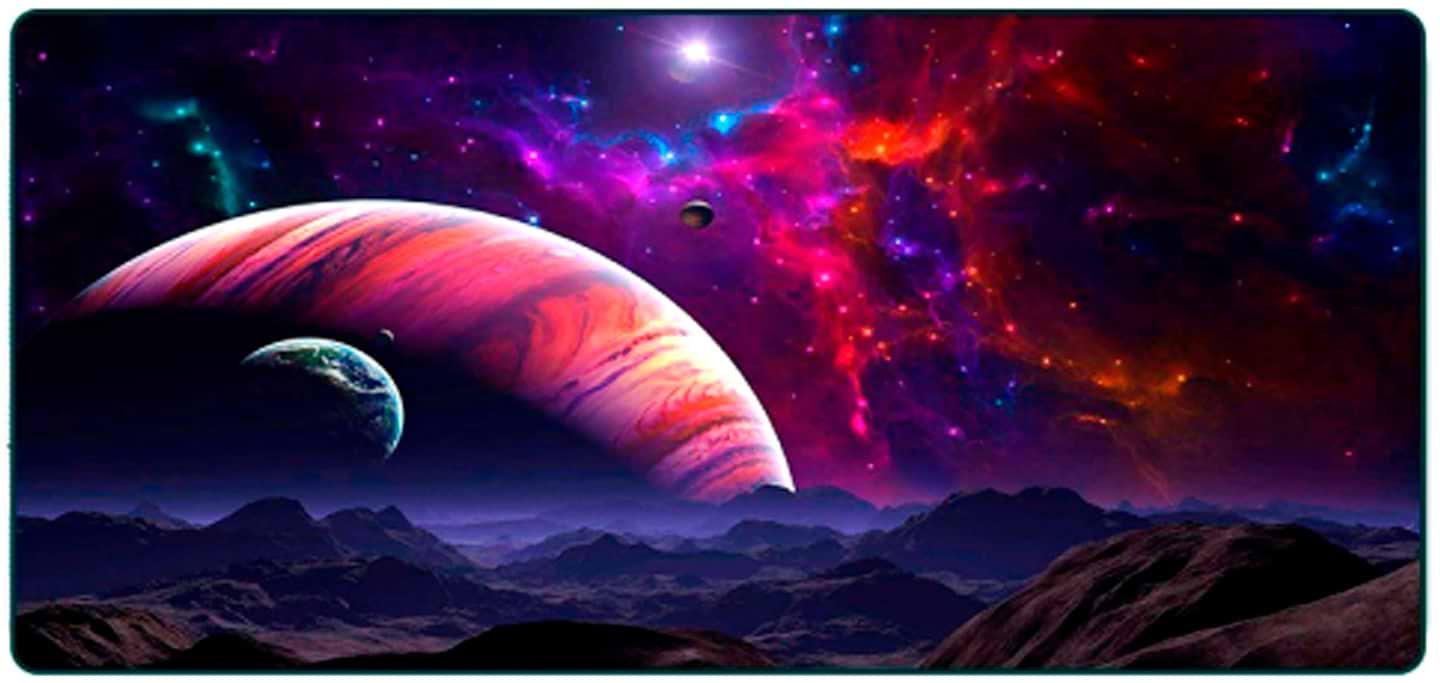 Коврик для мыши игровой Voltronic Planet Moon (PM300-700) - Фото 1