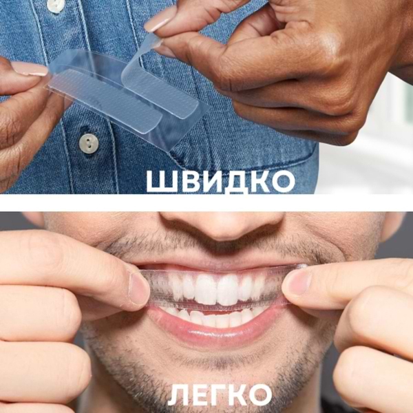 Фото - Відбілюючі смужки для зубів AIMED Teeth Whitening Strips 28 шт на 14 процедур смак полуниця (AI-TWS28_stb)
