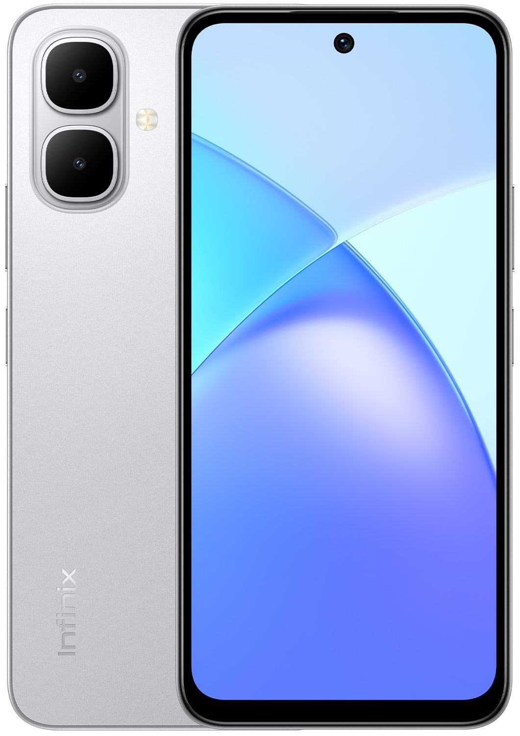 Смартфон Infinix SMART 10 4/128Gb Titanium Silver X6725 - Фото 1