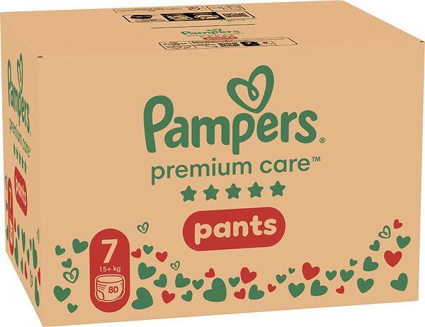 Фото - Одноразовые подгузники-трусики Pampers Premium Care Pants Размер 7 (15+ кг) 80 шт. (80825829)