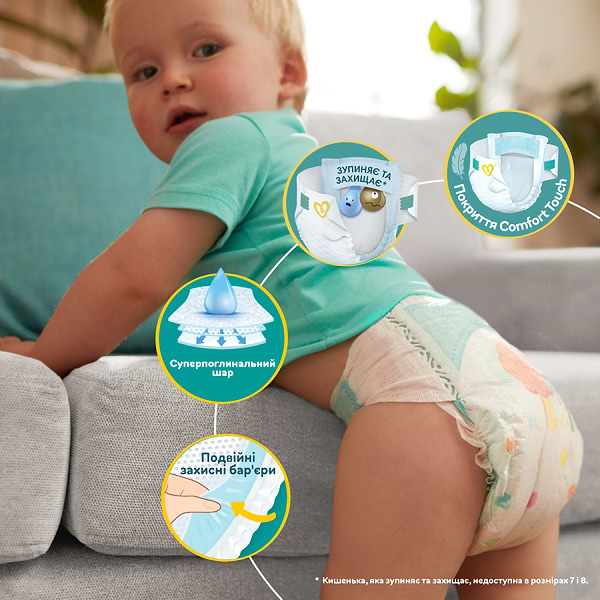 Фото - Одноразовые подгузники Pampers Active Baby Размер 6 (13-18 кг), 56 шт. (80843228)