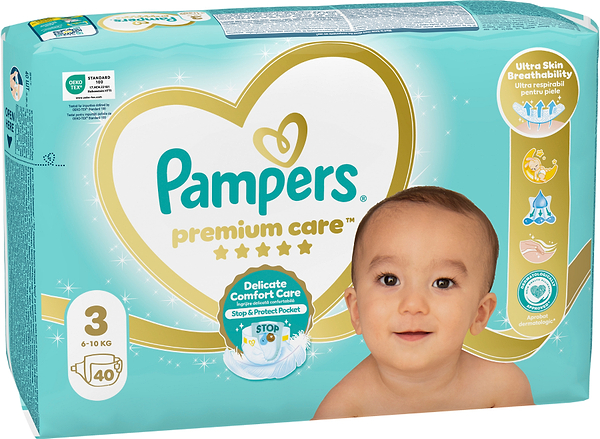 Фото - Одноразовые подгузники Pampers Premium Care Размер 3 (6-10 кг), 40 шт. (80841352)