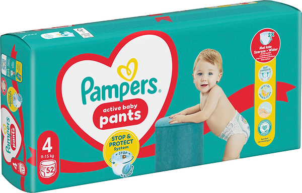 Фото - Одноразовые подгузники-трусики Pampers Active Baby Pants Размер 4 (9-15 кг) 48 шт. (80815157)