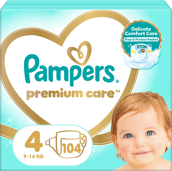 Фото - Одноразовые подгузники Pampers Premium Care Размер 4 (9-14 кг), 104 шт. (80845212)
