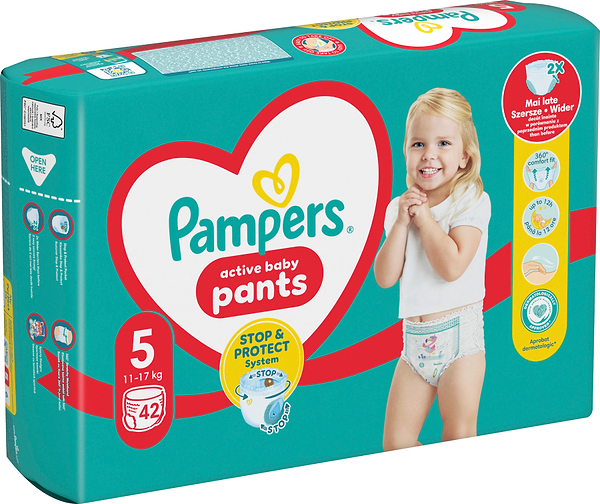 Фото - Одноразовые подгузники-трусики Pampers Active Baby Pants Размер 5 (11-17 кг) 42 шт. (80815156)