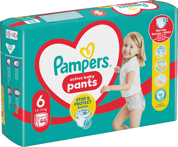 Фото - Одноразовые подгузники-трусики Pampers Active Baby Pants Размер 6 (13-19 кг) 44 шт. (80815113)
