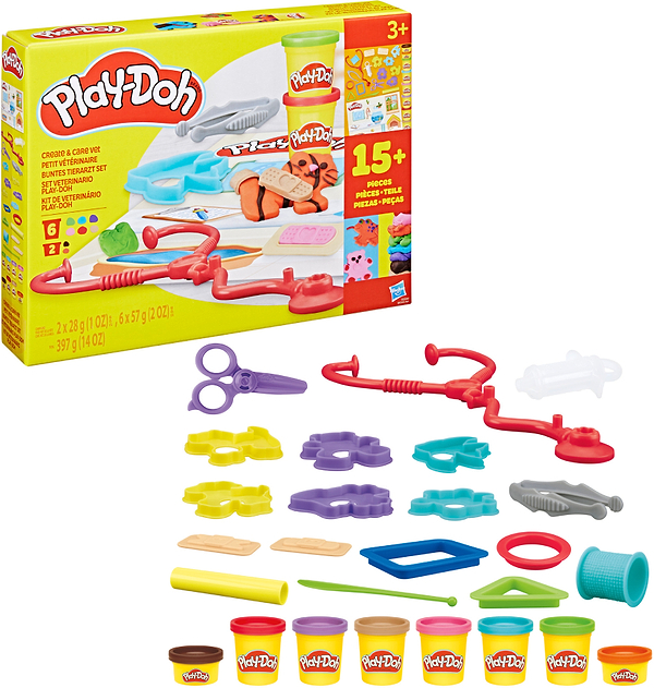 Фото - Наборы для лепки Hasbro Play-Doh CREATE AND CARE VET (G0345_G0346)