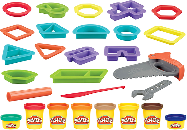 Фото - Наборы для лепки Hasbro Play-Doh BUILD AND SHAPE SET (G0345_G0347)