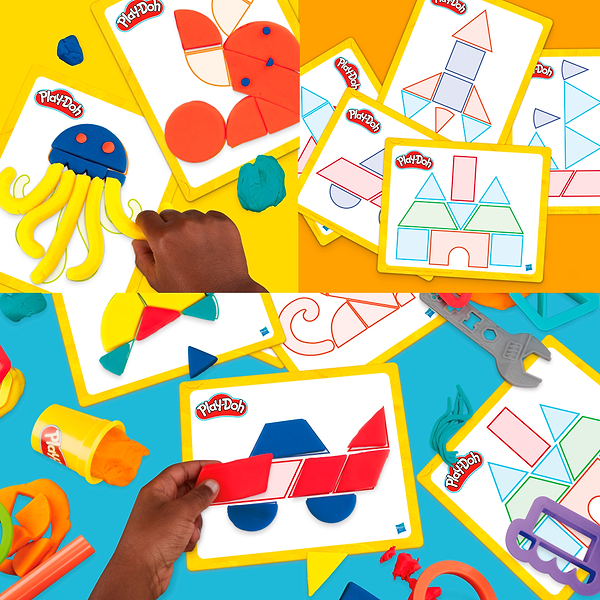 Фото - Наборы для лепки Hasbro Play-Doh BUILD AND SHAPE SET (G0345_G0347)