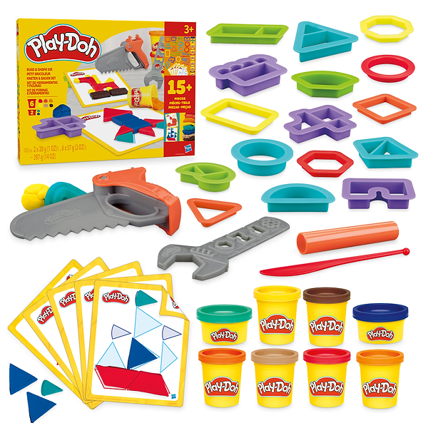 Фото - Наборы для лепки Hasbro Play-Doh BUILD AND SHAPE SET (G0345_G0347)