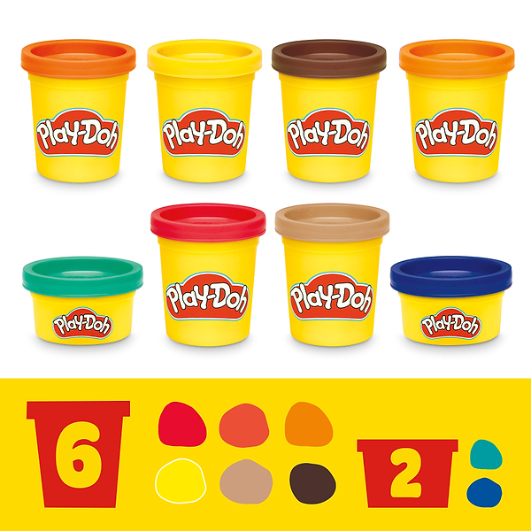 Фото - Наборы для лепки Hasbro Play-Doh BUILD AND SHAPE SET (G0345_G0347)