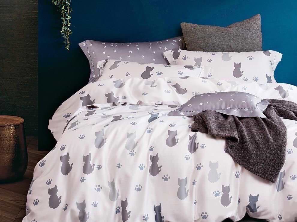 Комплект постельного белья Zastelli бязь 200х220 см молочный (595-596)