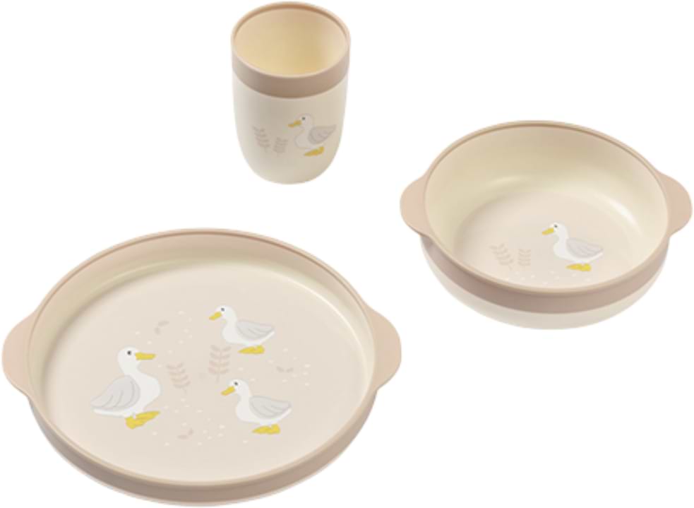 Набір дитячий 3 пр. BabyOno з присосками Фермер 3 пр. (1565) - Фото 1