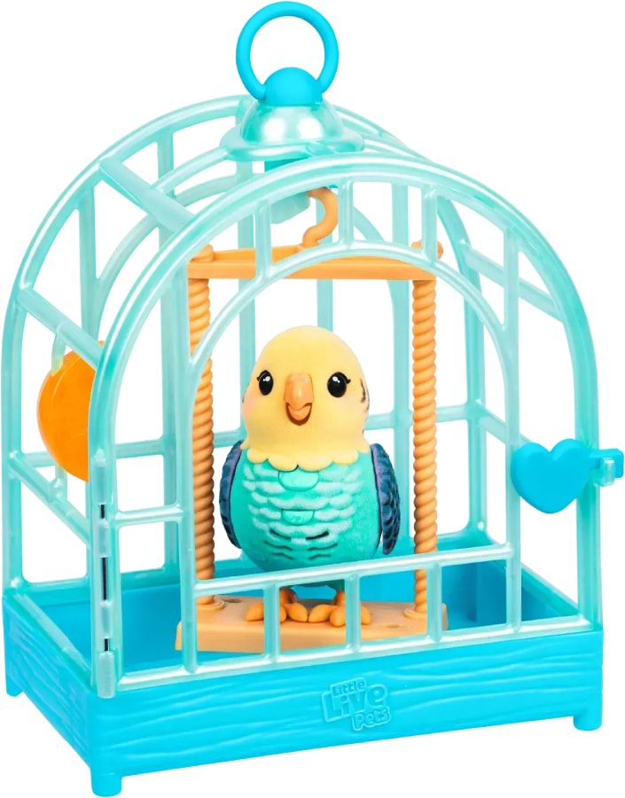 Інтерактивна іграшка Moose хвилястий папужка Інді в клітці (26691)