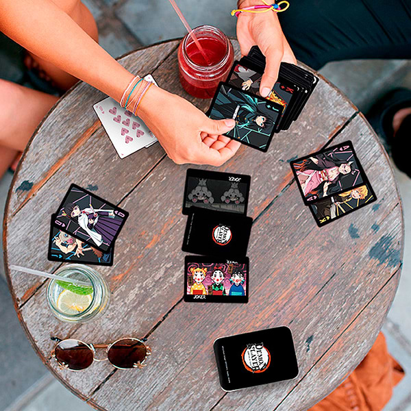 Фото - Настільна гра (12+) ABYstyle DEMON SLAYER: KIMETSU NO YAIBA Deck of 54 cards 10.8 см (ABYJDC011)