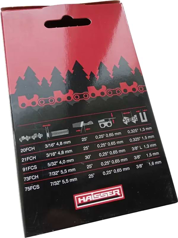 Фото - Цепь для пилы Haisser 21FCH72