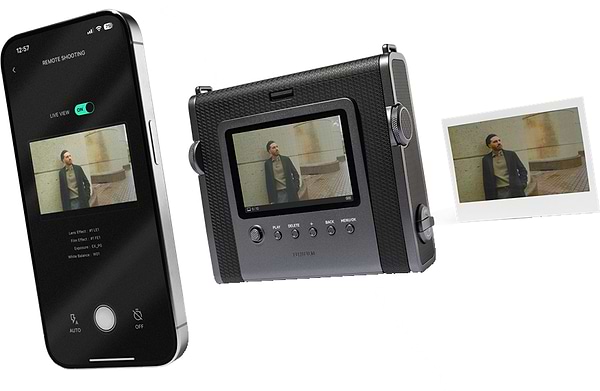 Фото - Фотокамера моментальной печати Fujifilm Instax Wide EVO BLACK (16840933)