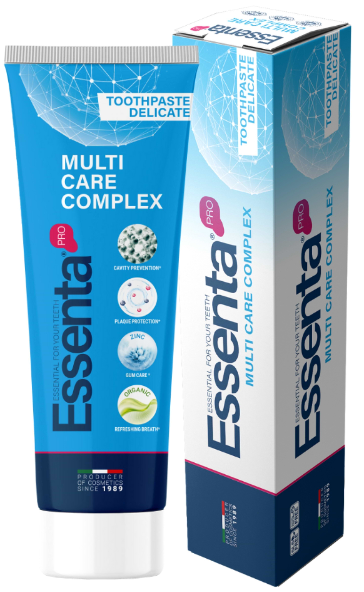 Зубна паста Essenta Pro Multi Care Complex 75 мл (8031447500077) - Фото 1