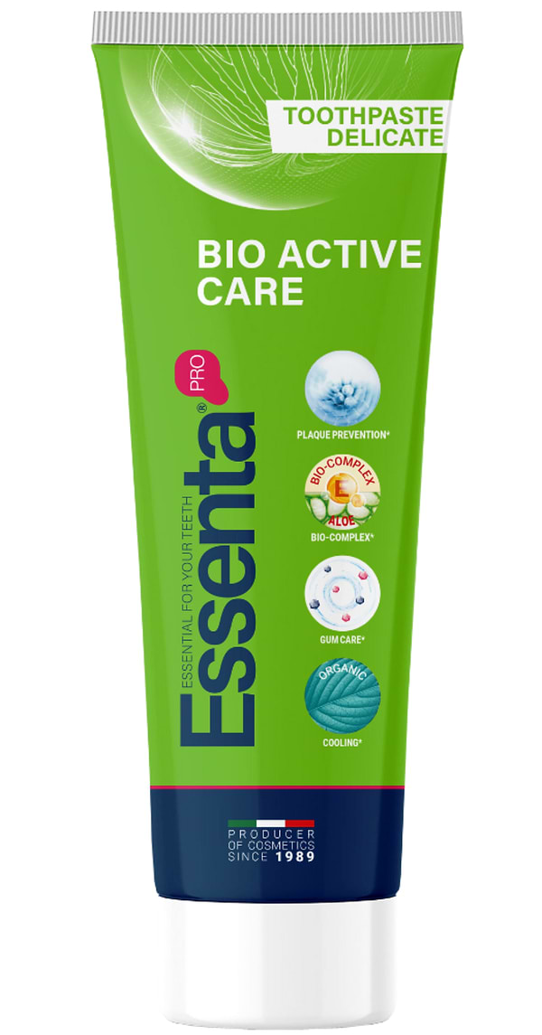 Фото - Зубна паста Essenta Pro Bio Active Care 75 мл (8031447500091)