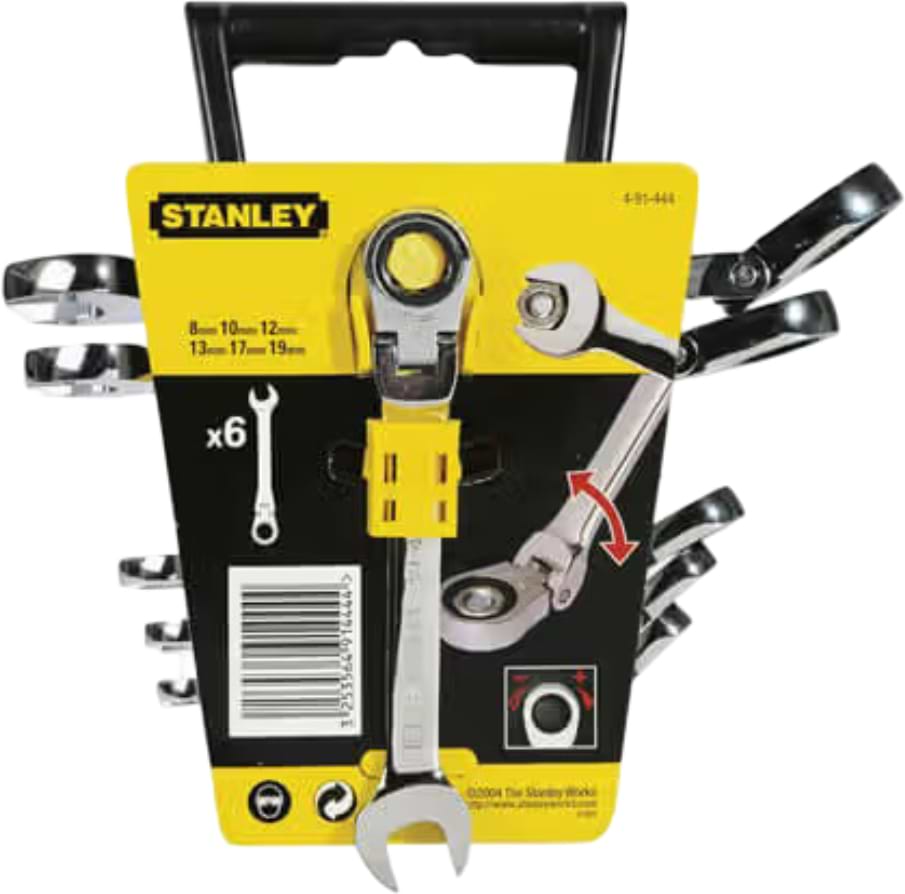Набір комбінованих ключів Stanley MaxiDrive Plus 6 шт. (4-91-444)