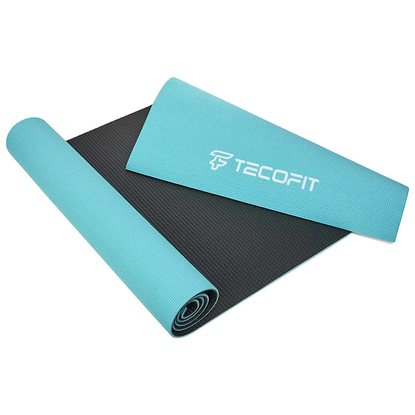 Фото - Коврик для йоги и фитнеса TECOFIT Dual Color PVC Mat 173х61х0.5 см (TOP17113491)
