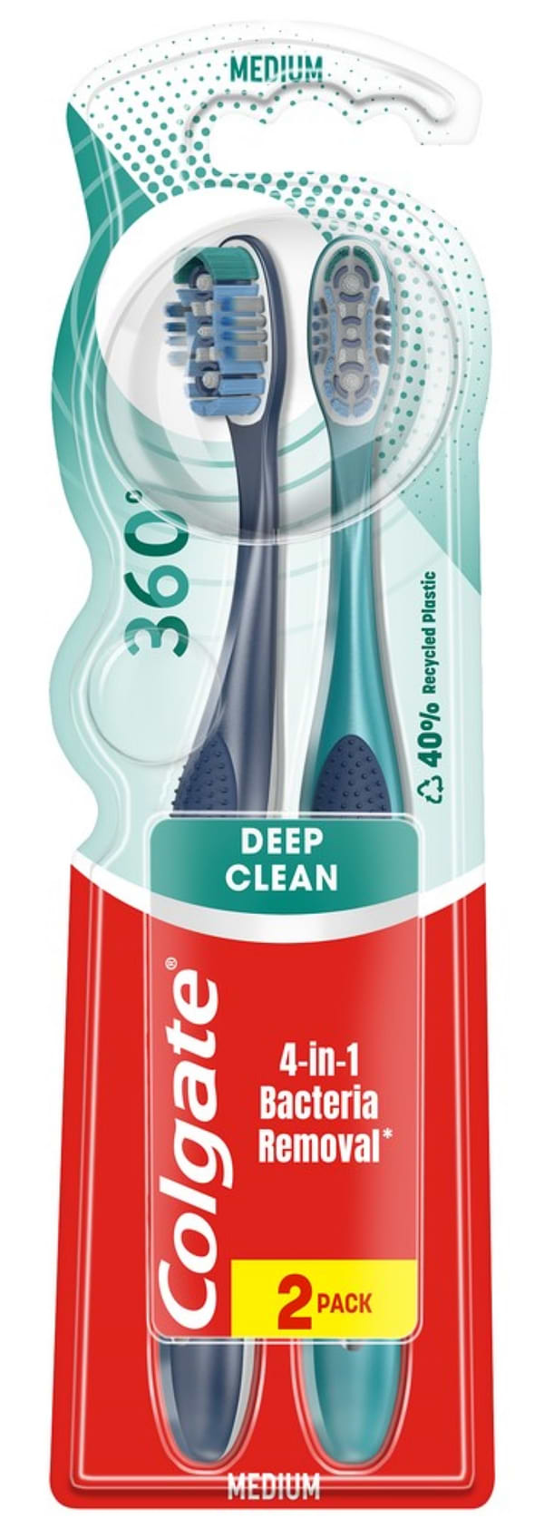 Фото - Зубная щетка Colgate 360 Суперчистота 2 шт.