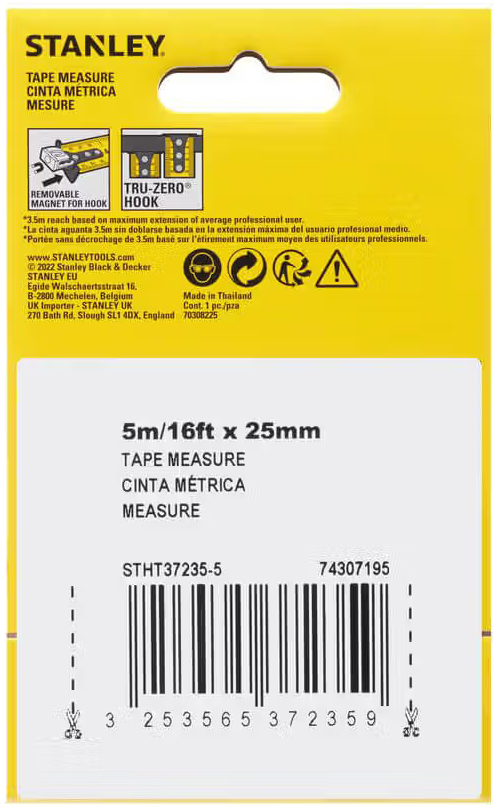 Фото - Рулетка Stanley CONTROL-LOCK 5 м (STHT37235-5)