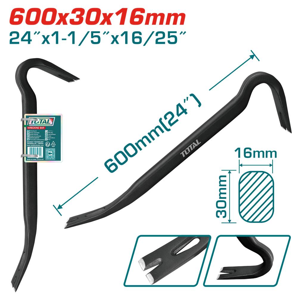 Фото - Лом-цвяхосмик Total THT431242