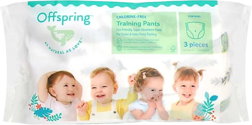 Одноразові підгузки-трусики Offspring розмір M, 6-11 кг, 3 шт, семпли (DP-OI-FPT-M3P)