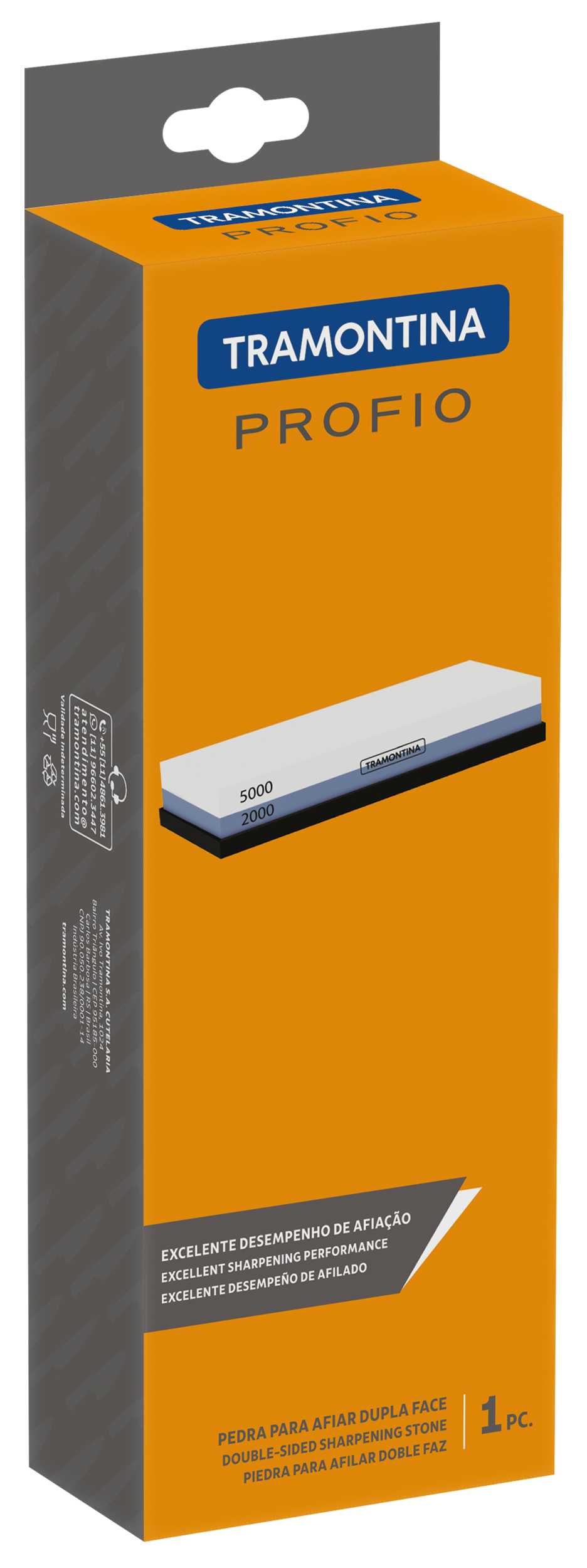 Фото - Точильний камінь для ножів Tramontina 2000/5000 (24037/000)