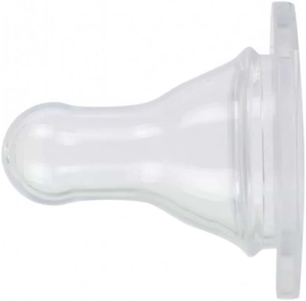 Фото - Великий потік соска дитяча силіконова Baby Team класична (2201)