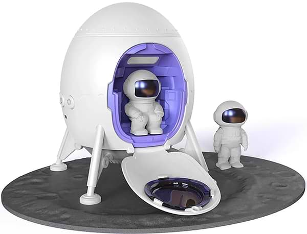 Фото - Нічник дитячий INSPIRE лазерний проектор зоряного неба Астронавт (LWS-R-6)