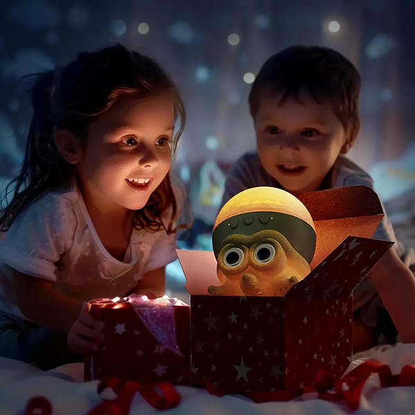 Фото - Ночник детский INSPIRE лазерный проектор звездного неба Осьминог (LWS-R-1)