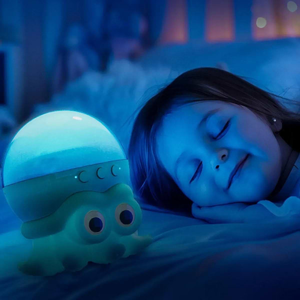 Фото - Ночник детский INSPIRE лазерный проектор звездного неба Осьминог (LWS-R-1)