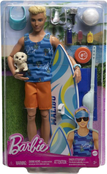 Фото - Кукла Barbie Кен – Лучший серфер (HPT50)